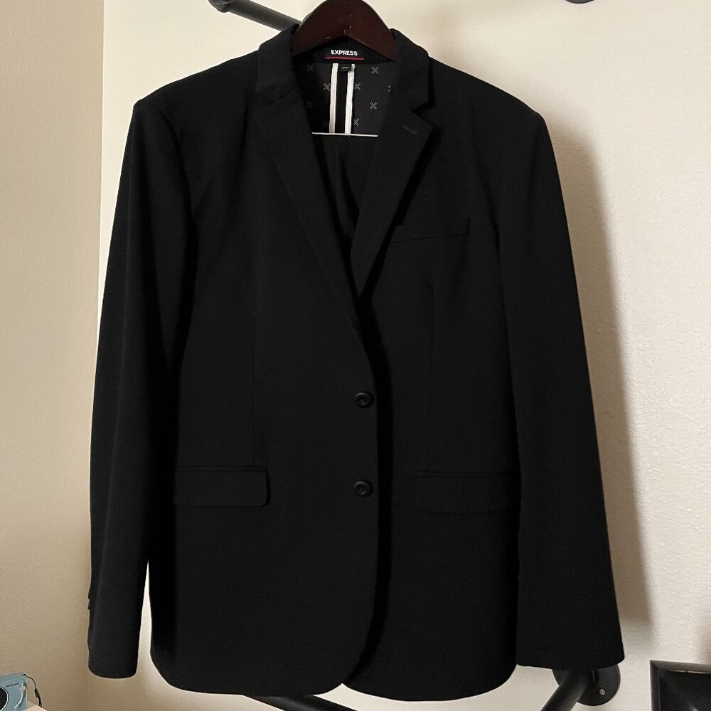 Express Suit, Slim Fit, Black